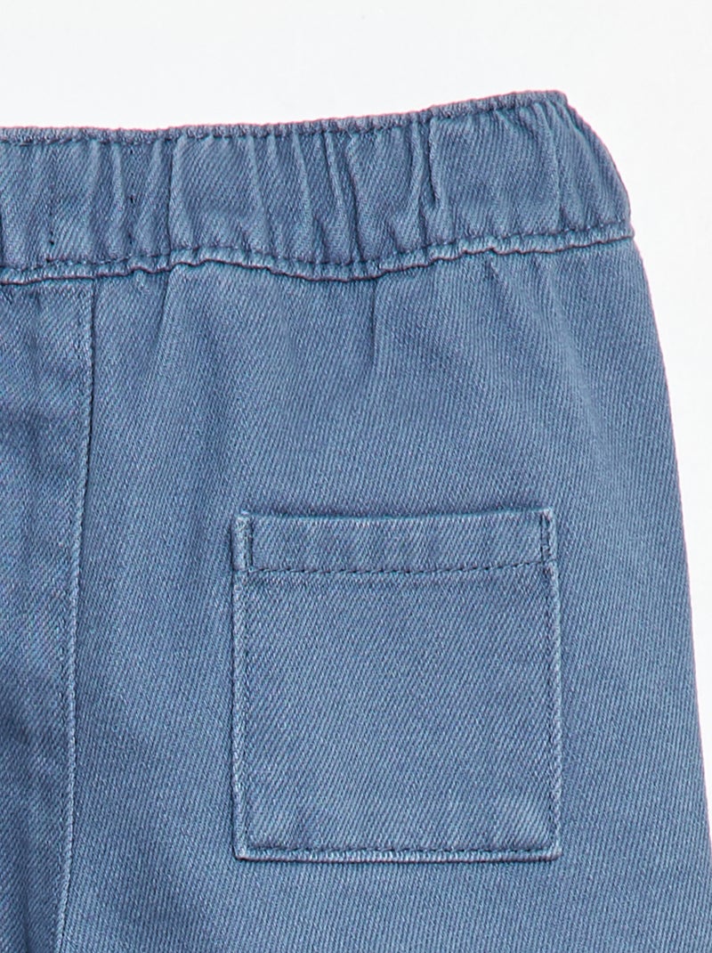 Effen broek Comfort fit-model Blauw - Kiabi