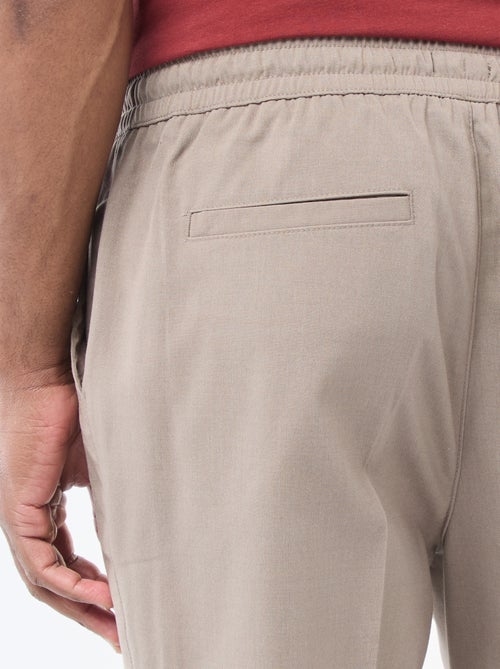Effen broek in joggingstijl - Kiabi