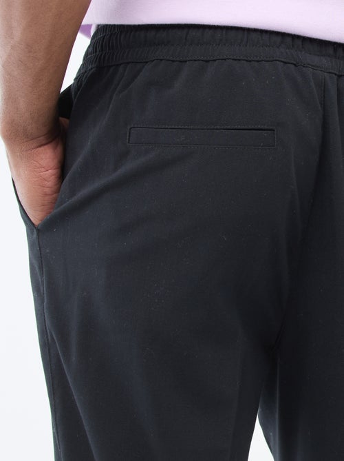 Effen broek in joggingstijl - Kiabi