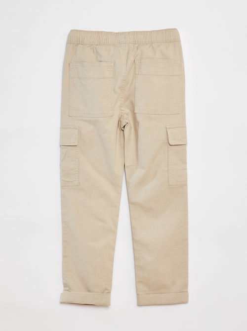 Effen broek met zakken - Kiabi