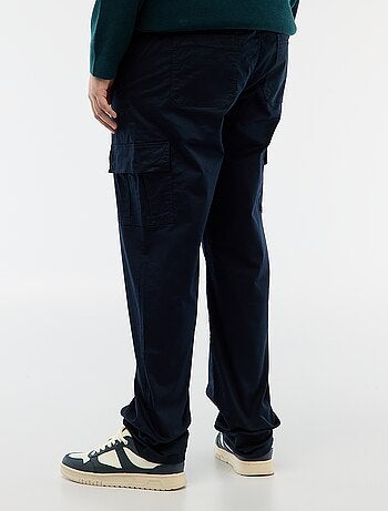 Effen broek met zakken