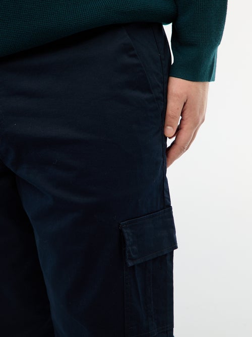 Effen broek met zakken - Kiabi