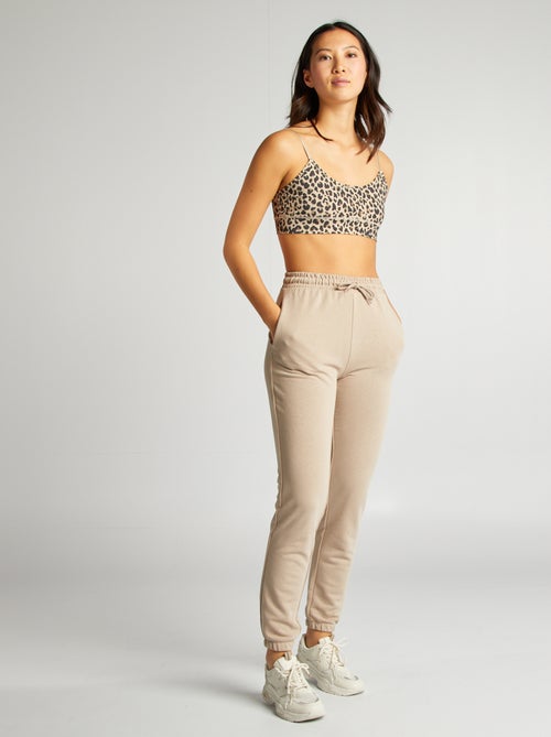 Effen broek van dunne joggingstof - Kiabi