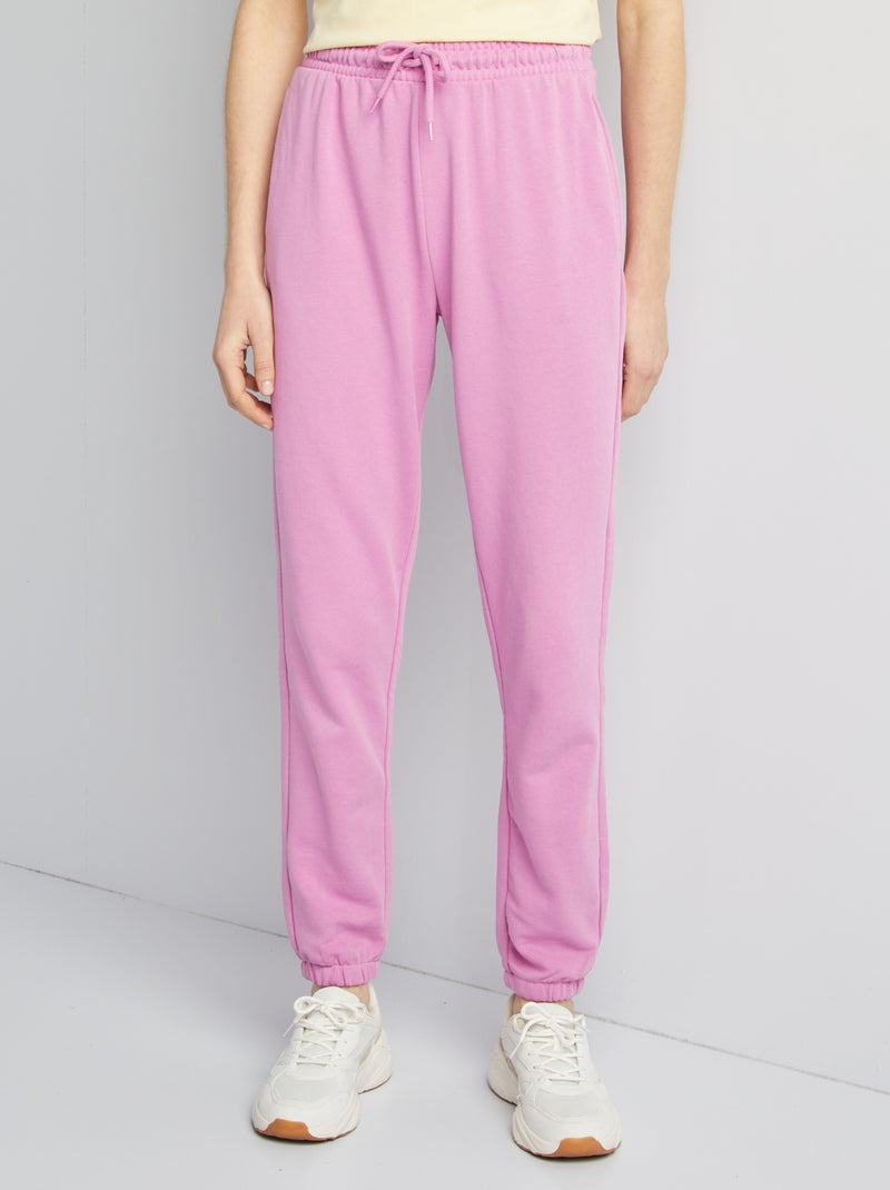 Effen broek van dunne joggingstof ROSE - Kiabi