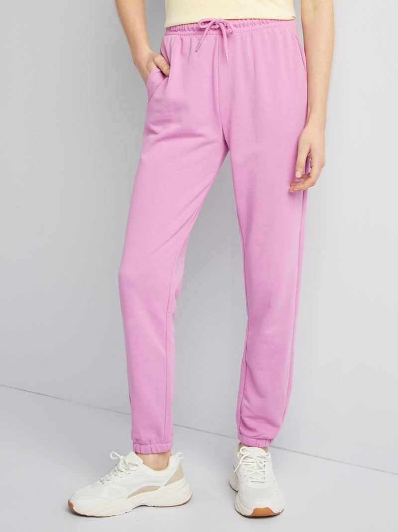 Effen broek van dunne joggingstof ROSE - Kiabi