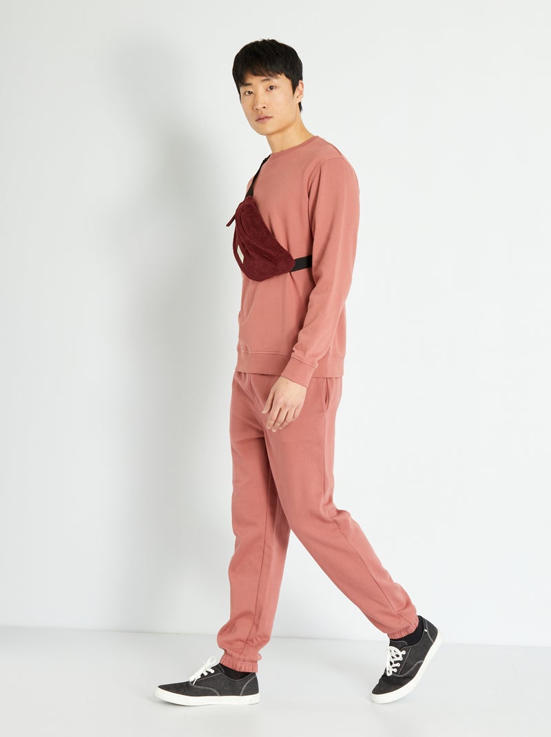 Effen broek van joggingstof ROSE - Kiabi