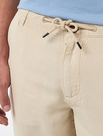 Effen broek van lichte en zachte stof