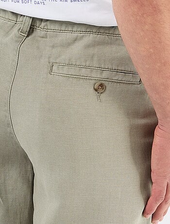 Effen broek van lichte en zachte stof