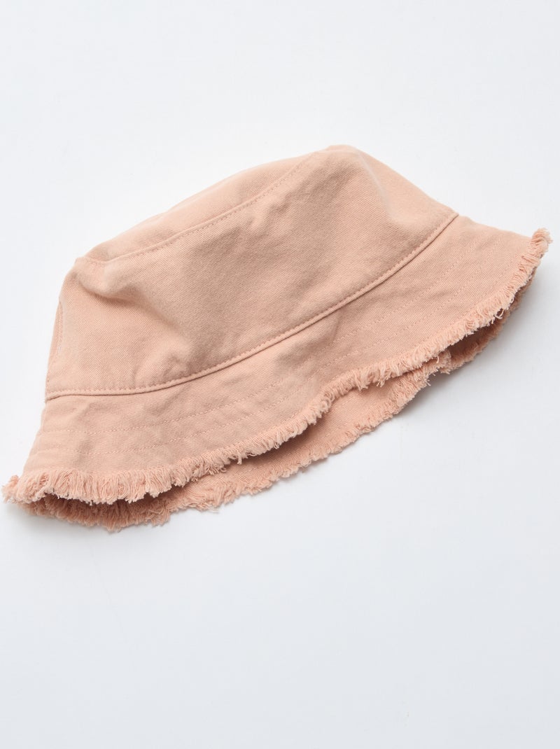 Effen bucket hat Rose - Kiabi