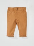 Effen chino Beige - Kiabi