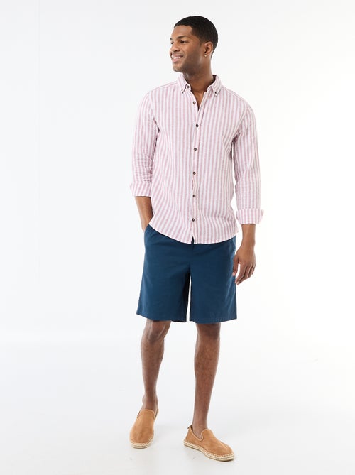 Effen chino short - Kiabi