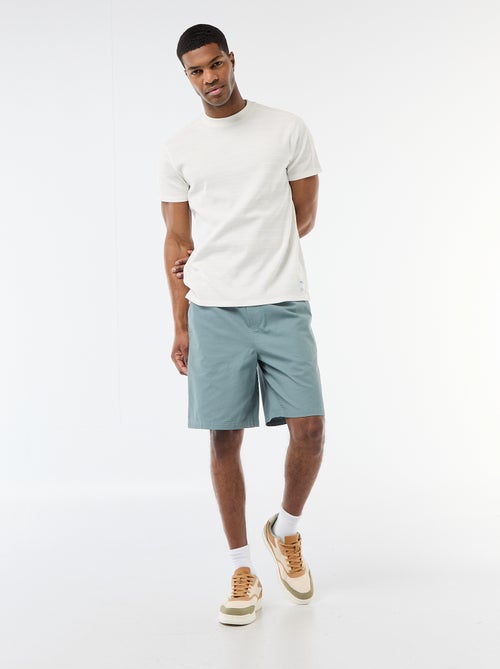 Effen chino short - Kiabi