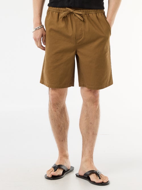 Effen chino short - Kiabi