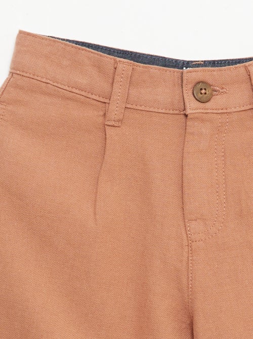 Effen chino short - Kiabi