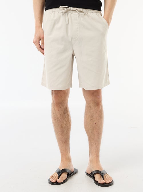 Effen chino short - Kiabi