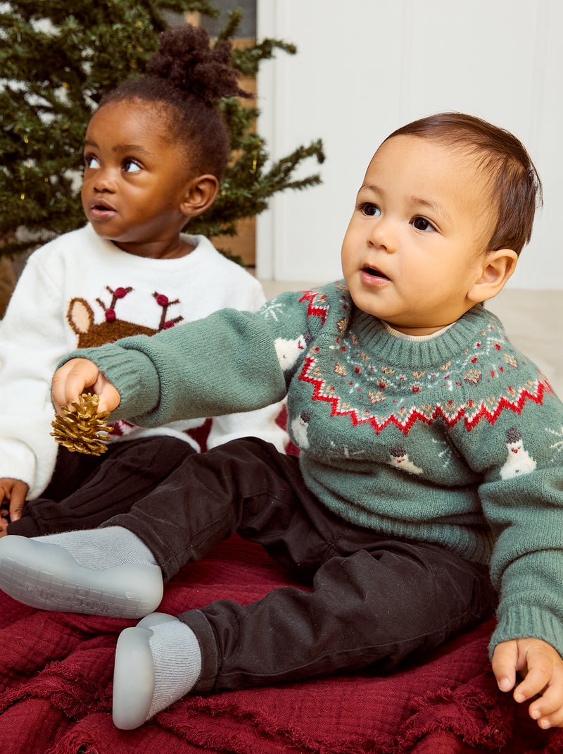 Effen chino zwart - Kiabi