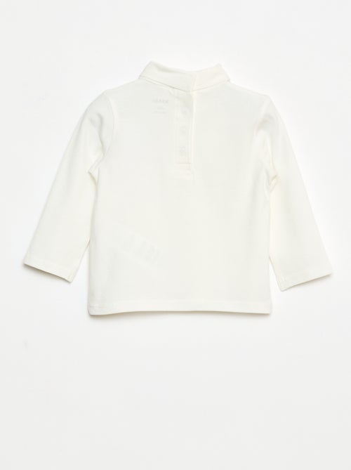 Effen coltrui met opstaande kraag - Kiabi