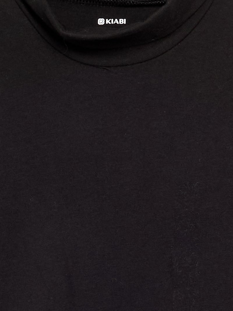 Effen coltrui Zwart - Kiabi