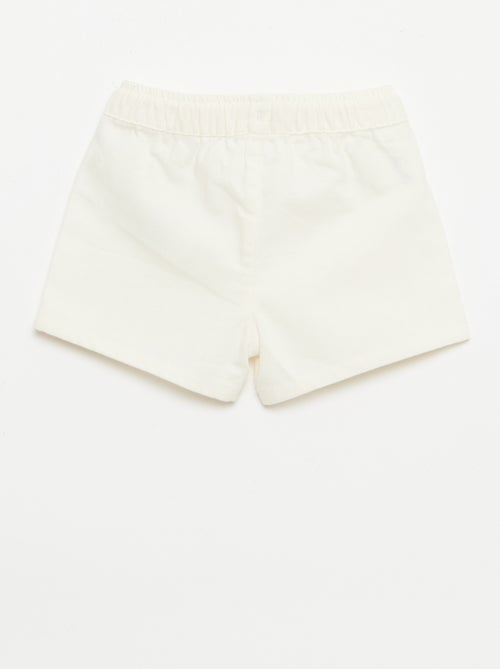 Effen denim short - Kiabi