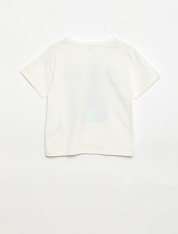 T-shirt 'Disney' 'Mickey' van effen katoen