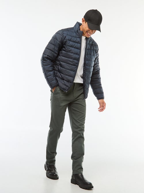 Effen donsjack van dunne stof - Kiabi