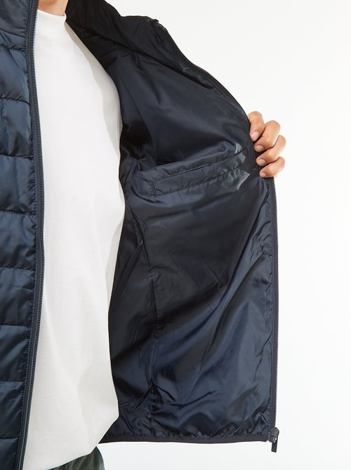 Effen donsjack van dunne stof - Kiabi