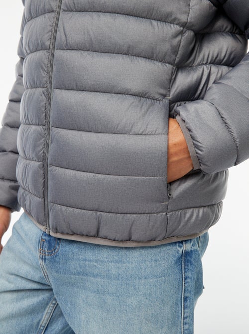 Effen donsjack van dunne stof - Kiabi