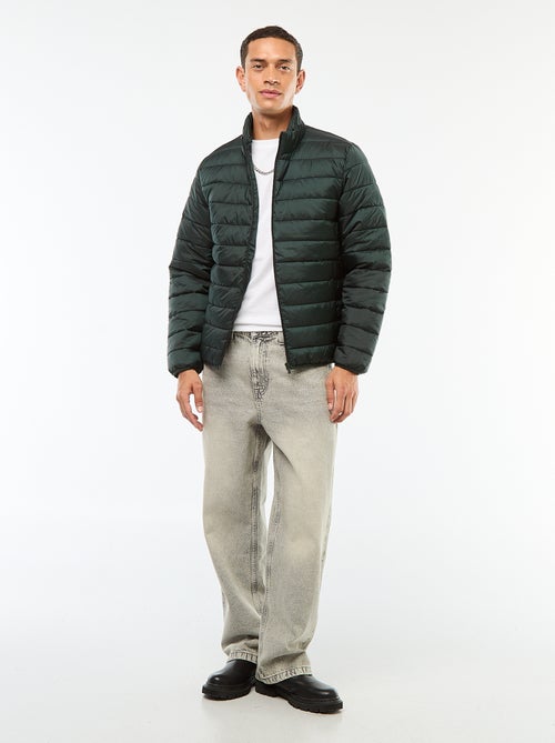 Effen donsjack van dunne stof - Kiabi