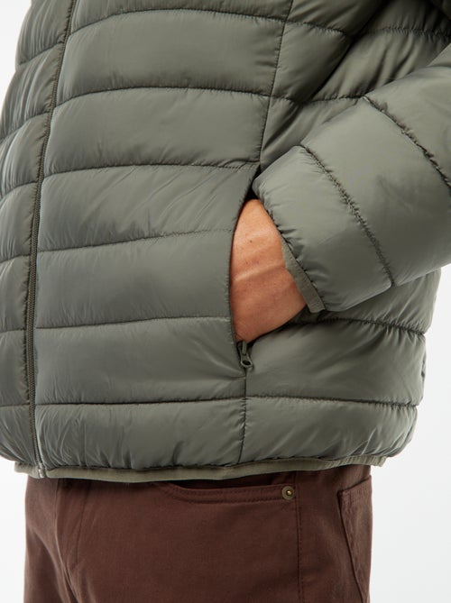 Effen donsjack van dunne stof - Kiabi