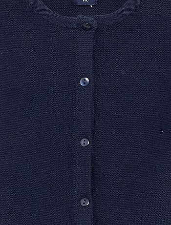 Effen fijngebreid vest