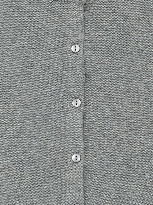 Effen fijngebreid vest - Kiabi Effen fijngebreid vest - Kiabi