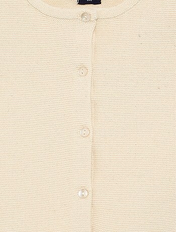 Effen fijngebreid vest
