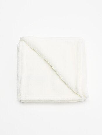 Effen fleece deken