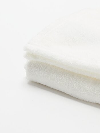 Effen fleece deken