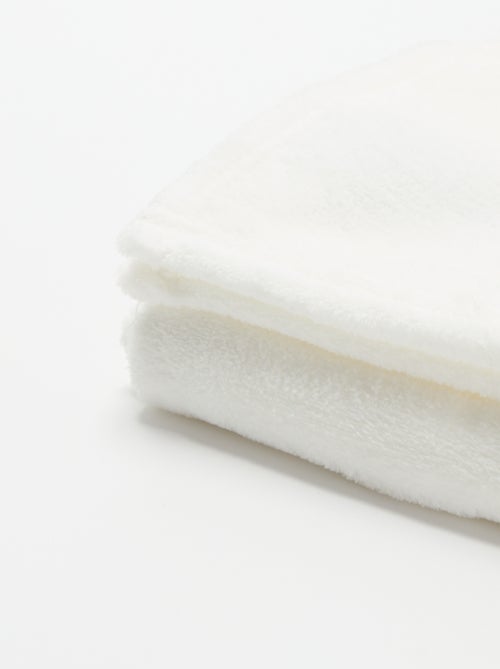 Effen fleece deken - Kiabi
