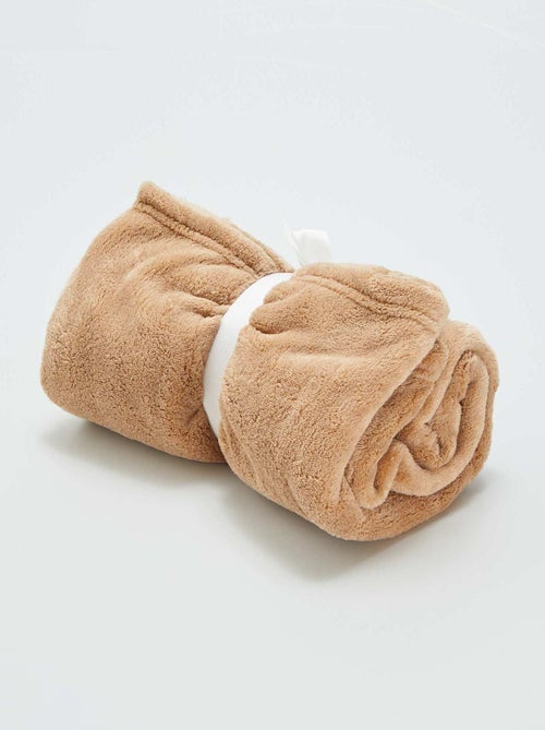 Effen fleecedeken - Kiabi