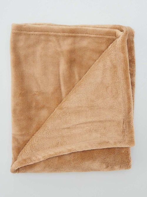 Effen fleecedeken - Kiabi