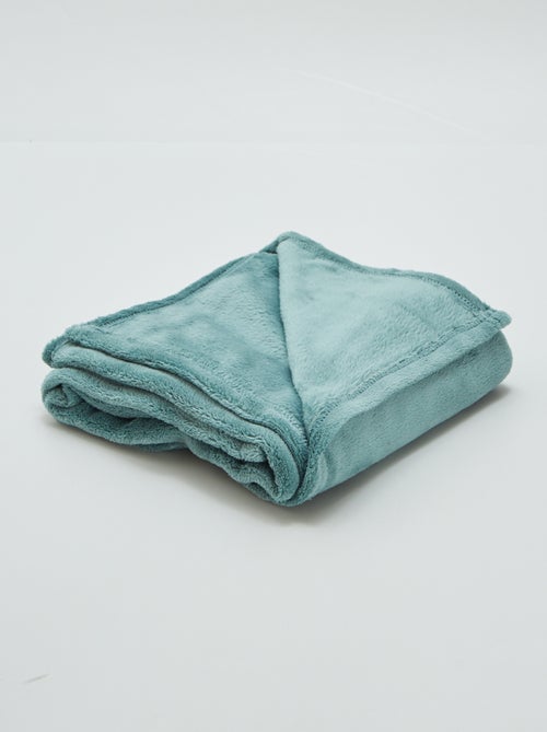 Effen fleecedeken - Kiabi