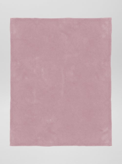 Effen fleecedeken - Kiabi