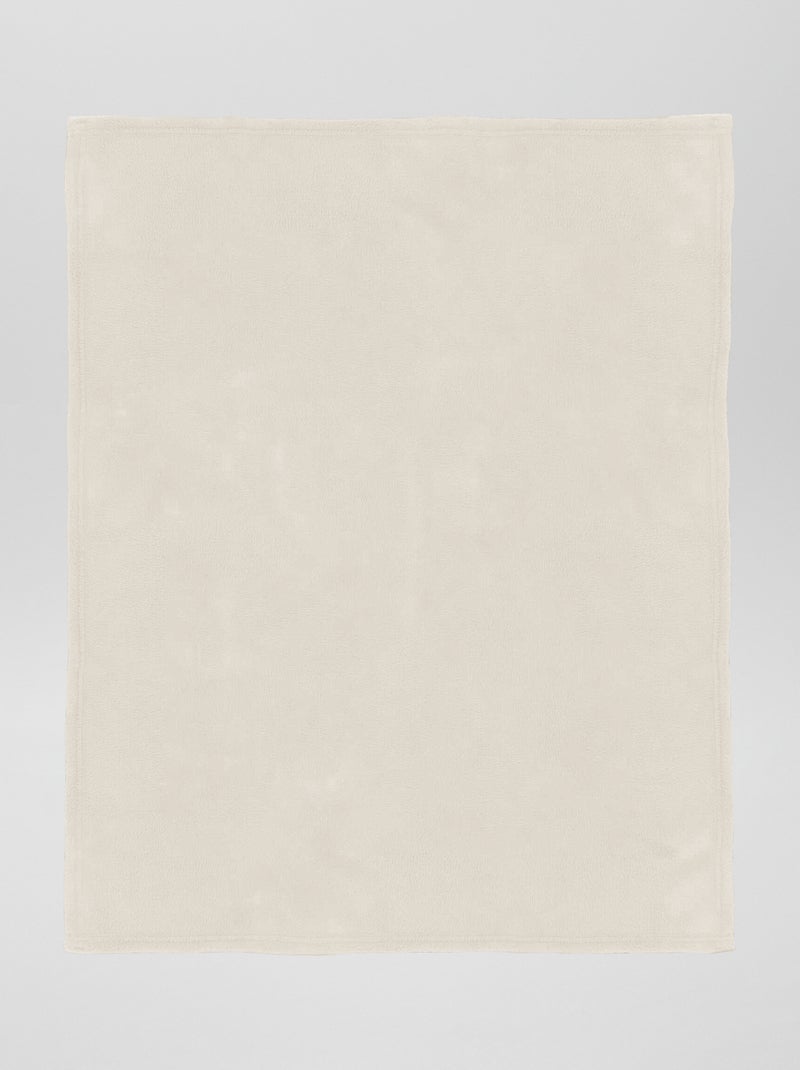 Effen fleecedeken ROSE - Kiabi