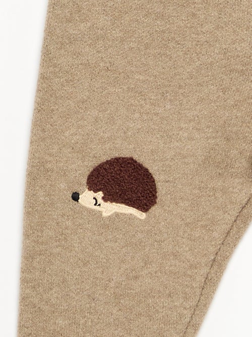 Effen gebreide broek - Kiabi