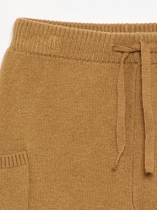 Effen gebreide broek - Kiabi