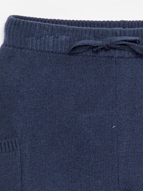 Effen gebreide broek - Kiabi