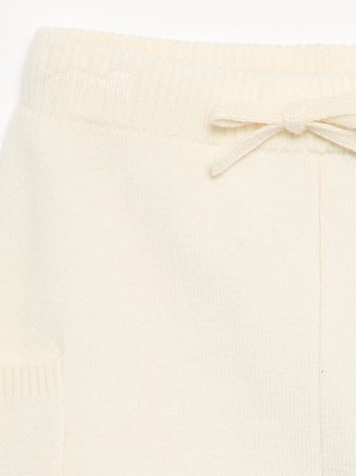Effen gebreide broek - Kiabi