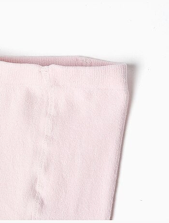 Effen gebreide panty met anti-pilling