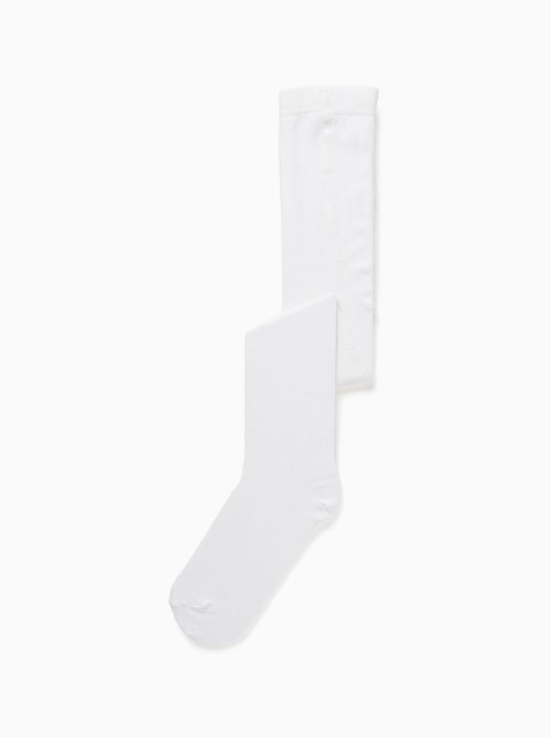 Effen gebreide panty met anti-pilling - Kiabi