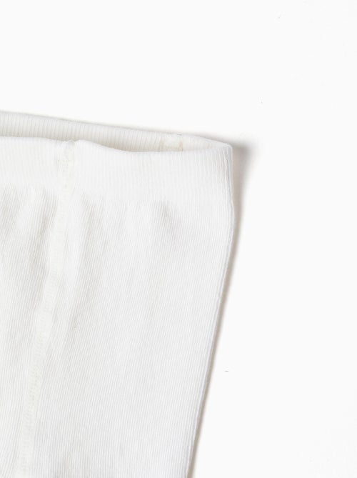 Effen gebreide panty met anti-pilling - Kiabi