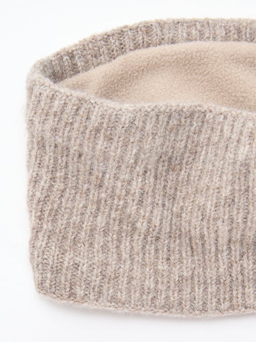 Effen gebreide snood - Kiabi