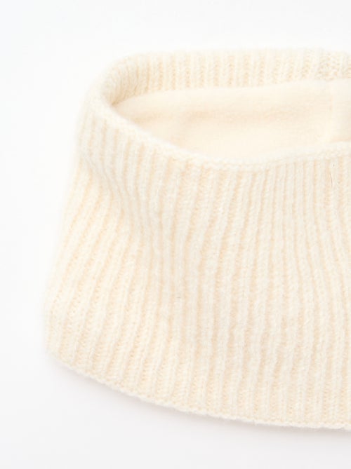 Effen gebreide snood - Kiabi