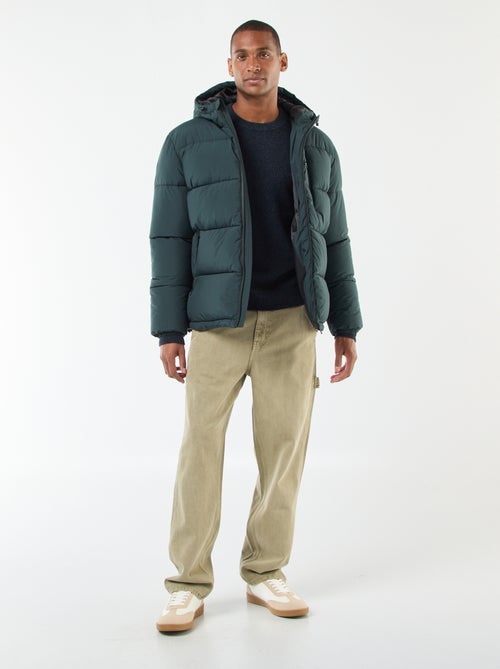 Effen, gewatteerd donsjack - Kiabi